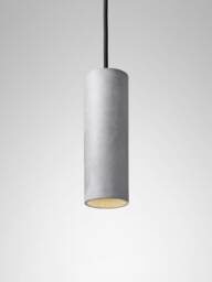 Pendant Minimalist Light Round Colored Concrete Lighting Fixture Cromia Lamp in Grey - thumbnail 1