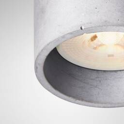 Pendant Minimalist Light Round Colored Concrete Lighting Fixture Cromia Lamp in Grey - thumbnail 2