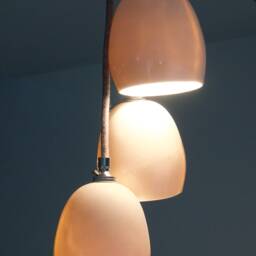 White Organic 3 Porcelain Pendant Light - thumbnail 2