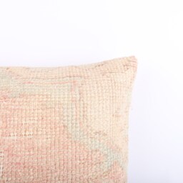 Handmade Turkish Kilim Pillow Embroidered Wool Cushion Cover - 18''x18'' - thumbnail 3