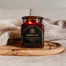 Fireplace - Apothecary Soy Candle Cozy Book Lover Gift - thumbnail 3