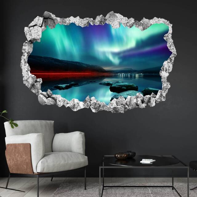 Northern Lights Wall Decal Sticker Mural Poster Print Art Home Bedroom Office Decor Kr30 - image 1