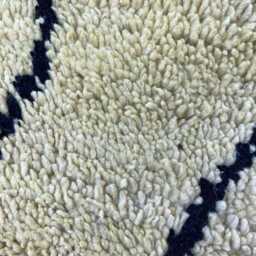 Handmade Moroccan Green Wool Rug Authentic Berber Design - thumbnail 4