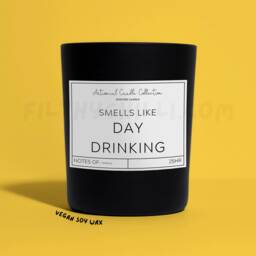 Smells Like Day Drinking Candle, Funny Candles, Joke Birthday Gifts, Inappropriate Gift, ??? - thumbnail 3