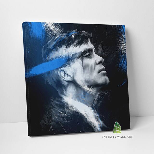 Tommy Shelby Peaky Blinders Canvas Art Wall Mafia Gangster Print Picture Framed Home Decor -E233 - image 1