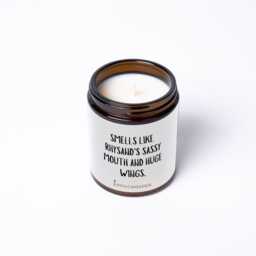 Rhysand Bookish Candle Book Lover Gift, Vegan Homemade Candle - thumbnail 3