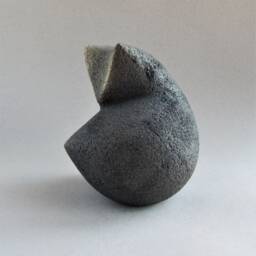 Ceramic Cat Sculpture, Gray Cat, Christmas Present, Original Gift, Collection, Figurine, Art & Raku Pets - thumbnail 3
