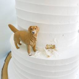 Personalized Pet Cake Topper Custom Dog Wedding Figurine - thumbnail 3