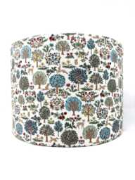 Art Nouveau Forest Lampshade Cream Lamp Shade For Standard Lamps Or Ceiling Lights