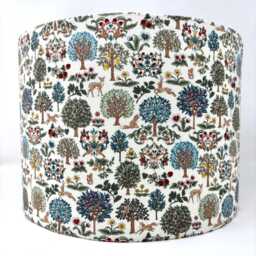 Art Nouveau Forest Lampshade Cream Lamp Shade For Standard Lamps Or Ceiling Lights - thumbnail 4