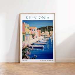 Kefalonia Travel Print Wall Art Greece Home Decoration Gift Lovers D??cor - thumbnail 2
