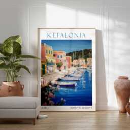 Kefalonia Travel Print Wall Art Greece Home Decoration Gift Lovers D??cor - thumbnail 3