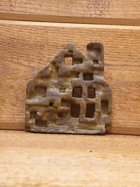 Red Arabesque House No. 2, Ceramic Wall Art - image 1