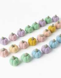 Whimsical Pumpkin Garland Cinderella Nursery Decor, Fairytale Princess Room Bunting, Wool Felt Storybook - thumbnail 1
