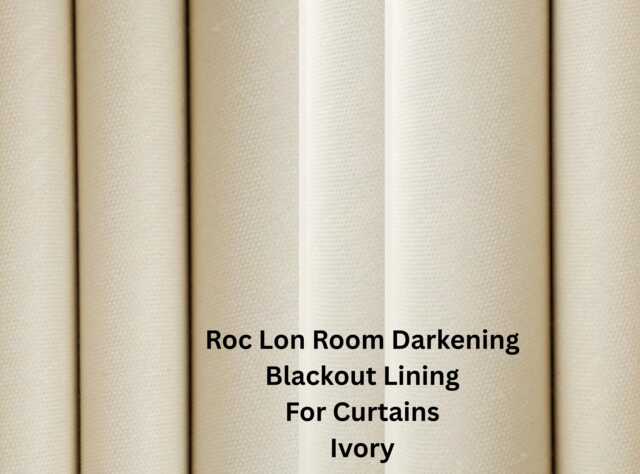 Ron Loc Blackout Lining Ivory, Add To Your Curtain Order - image 1