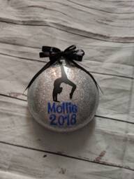 Gymnast Ornament/ Gymnastics Christmas/ Sports Gift/ Personalized Decor