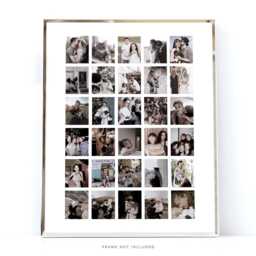 Printed Collage With 30 Photos - Sizes 11 X 14 Inches & 16 20 Unframed - thumbnail 2