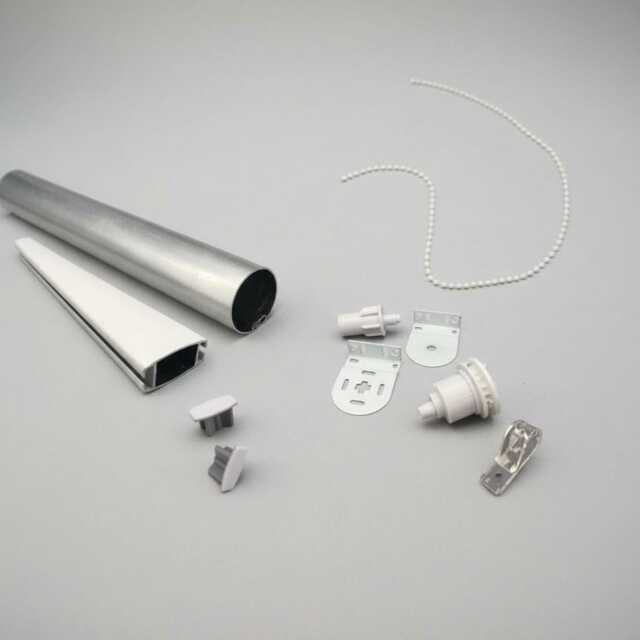 Diy Heavy Duty Roller Blind Kit - 32mm Aluminum Tube, Bottom Bar - 60cm-350cm - image 1