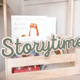Story Corner Decor - Storytime Sign Book Kids Reading Library Wall Children's Accessories - thumbnail 3