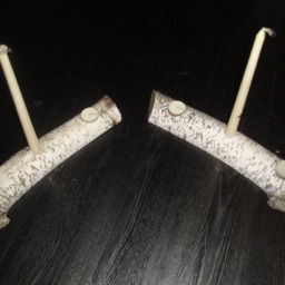 Birch Centerpiece Candle Holder Pair - thumbnail 2