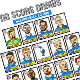 Ipswich Town Vol 3 - No Score Draws Mckennaball Edition A3 Print Of 29 Wonky Panini-style Doodles Of Itfc's Heroic 23-24 Promotion Winners - thumbnail 2