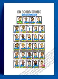 Ipswich Town Vol 3 - No Score Draws Mckennaball Edition A3 Print Of 29 Wonky Panini-style Doodles Of Itfc's Heroic 23-24 Promotion Winners - thumbnail 1