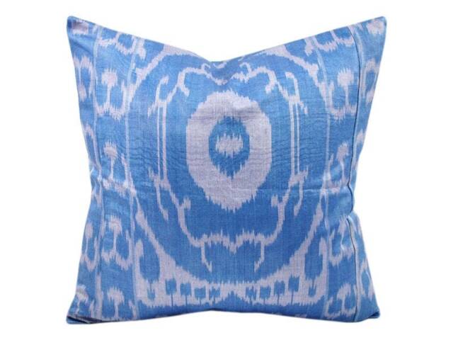 Hand Dyed Ikat Pillow Cover - image 1