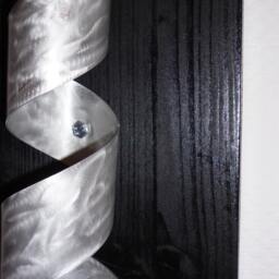 "Large Modern Abstract Wood Aluminum Artist Wall Sculpture ""Spow" - thumbnail 4