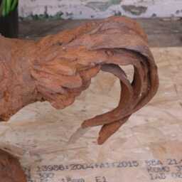 Rusty Rooster Garden Ornament 53cm - thumbnail 3