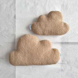 Cream White Boucle Cloud Pillow, Cushion - thumbnail 4