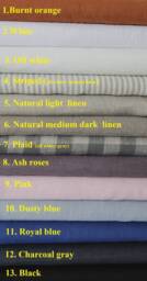 Natural Linen Pillow Case With Buttons Closure, Natural Bed Linen, Soft Pillowcase, Rustic Standard - thumbnail 2