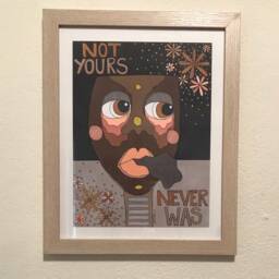 Not Yours Framed Print - thumbnail 2