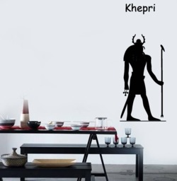 Wall Vinyl Decal Ancient Egyptian God Kherpi Museum & School Decor - #2703Dn - thumbnail 1