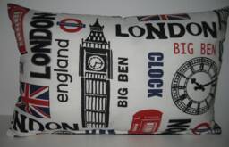 Size Union Jack England London Decorative Pillow Cover - thumbnail 1
