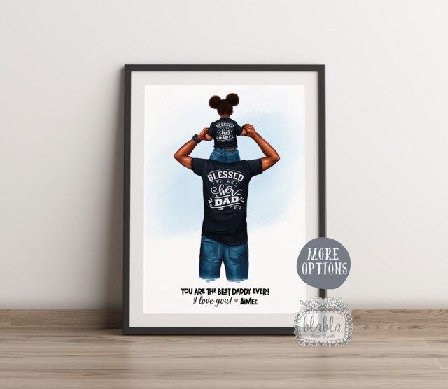 Father's Day Gift From Daughter, Daddy & Me, Personalised Gift, Best Dad, Daddy, Kid, For Dad - image 1