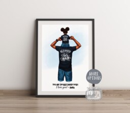 Father's Day Gift From Daughter, Daddy & Me, Personalised Gift, Best Dad, Daddy, Kid, For Dad - thumbnail 1