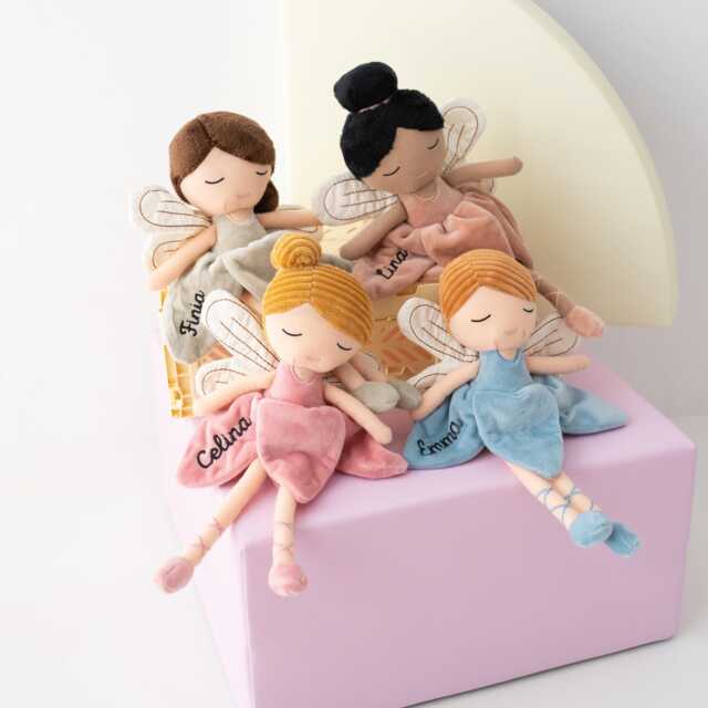 Plush Fairy Toy, Personalized Cuddly Baby Gifts, Fairy, Gift For A Newborn Girl, Doll Gift, Gifts - image 1