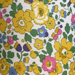 Liberty Yellow Betsy Cotton Lampshade 20cm/30cm 40cm. Ideal For Bedside Table Floor Lamp & Ceiling Pendant. Uk/Eu/Us Fittings - thumbnail 2