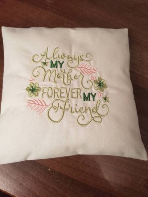 Mother Quote Mini Cushion Backed in Cath Kidston Fabric/Mothers Day - image 1