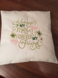 Mother Quote Mini Cushion Backed in Cath Kidston Fabric/Mothers Day - thumbnail 1