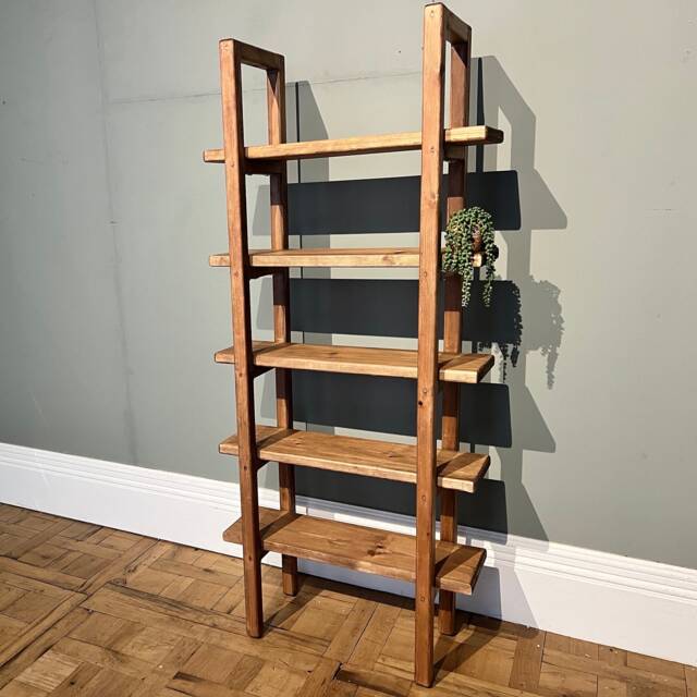 Handmade Wooden Shelving/storage Unit Bookcase - Custom Sizes & Finishes Rustic Home Decor Free UK Delivery - image 1