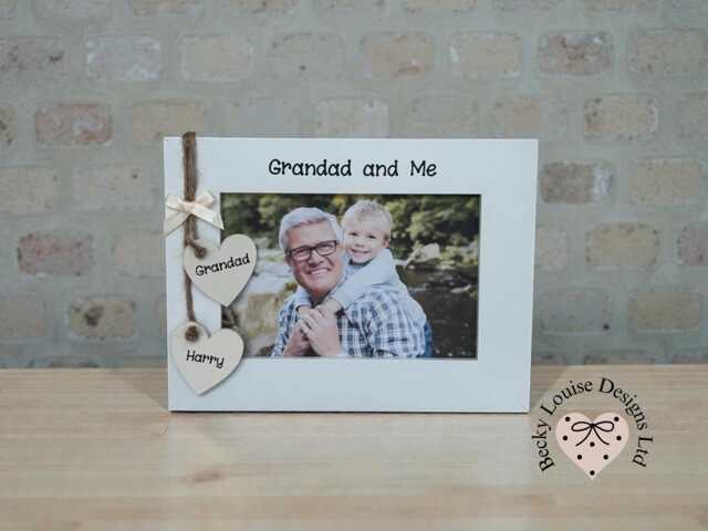 Personalised Grandad & Me Photo Frame - image 1