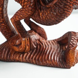 Wooden Dragon Statue, Unique Sculpture, Chinese Dragon, Mystical Animal, Handmade, Healing, Memorial Gift, Mother Loss Gift - thumbnail 4