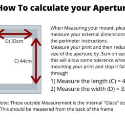 Made To Measure Mounts( Important- Please Read Description Boxes Before Ordering - The Perimeter Is All 4 Sides Added Together - thumbnail 3