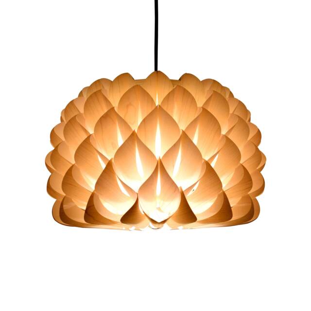 Lighting-Bloom Pendant Light-Maple-Chandelier-Wood Light-Ceiling Light-Rustic Light - image 1