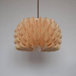 Lighting-Bloom Pendant Light-Maple-Chandelier-Wood Light-Ceiling Light-Rustic Light - thumbnail 2