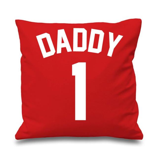 Daddy 1 Cushion Cover Fathers Day Football Name Theme - image 1
