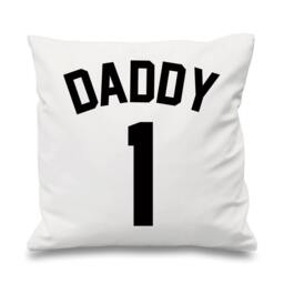 Daddy 1 Cushion Cover Fathers Day Football Name Theme - thumbnail 2