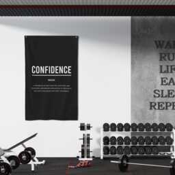 Confidence Definition Flag - Motivational Gym Decor, Office Wall Art, Inspirational Banner, Self-Belief, Empowerment Gift, Daily Motivation - thumbnail 2