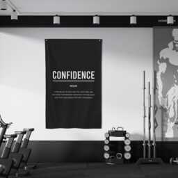 Confidence Definition Flag - Motivational Gym Decor, Office Wall Art, Inspirational Banner, Self-Belief, Empowerment Gift, Daily Motivation - thumbnail 4